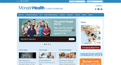 Desktop Screenshot of monashhealth.org